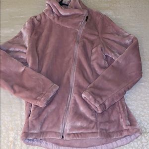 Pink Fluffy Zip Up